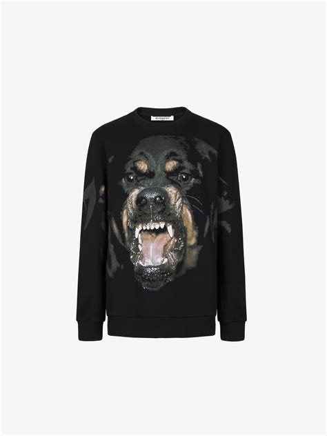 givenchy rottweiler print sweatshirt|Givenchy rottweiler t shirt women.